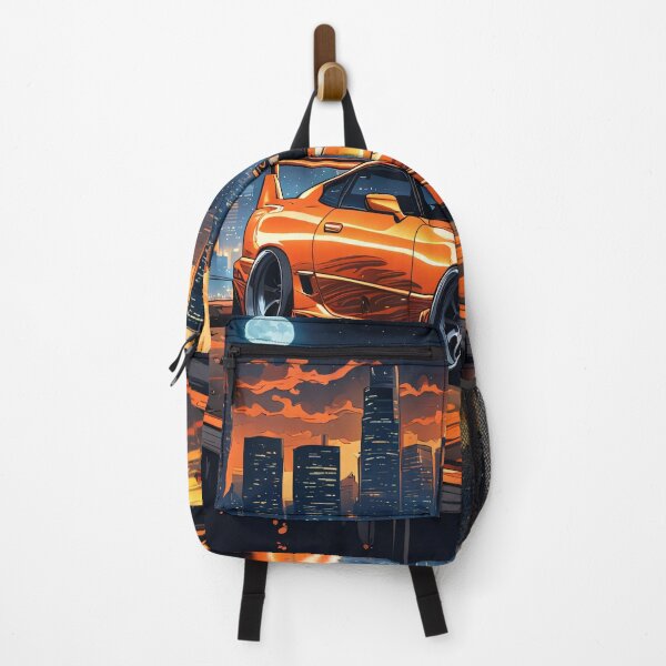 Item preview, Classic Cult Toyota Supra Orange 2 Illustration Design designed and sold by Salimgor Hangaround Music.