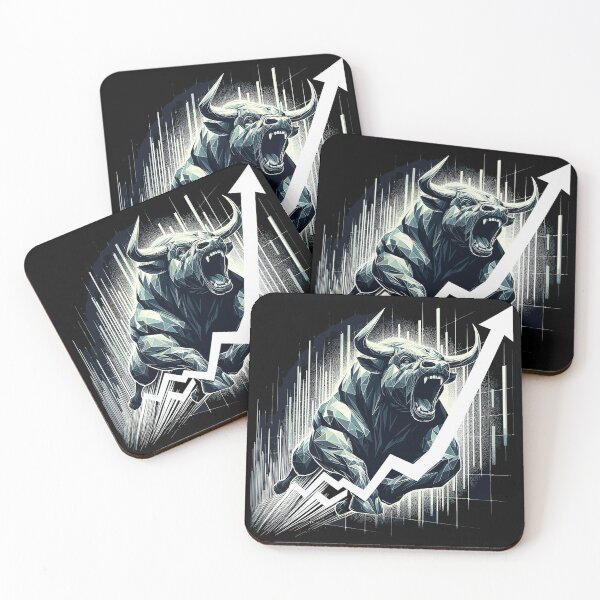 Item preview, Taurus Bull Stocks Geometry Wall Street Gift designed and sold by Pineapple-Tree.