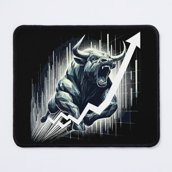 Item preview, Taurus Bull Stocks Geometry Wall Street Gift designed and sold by Pineapple-Tree.