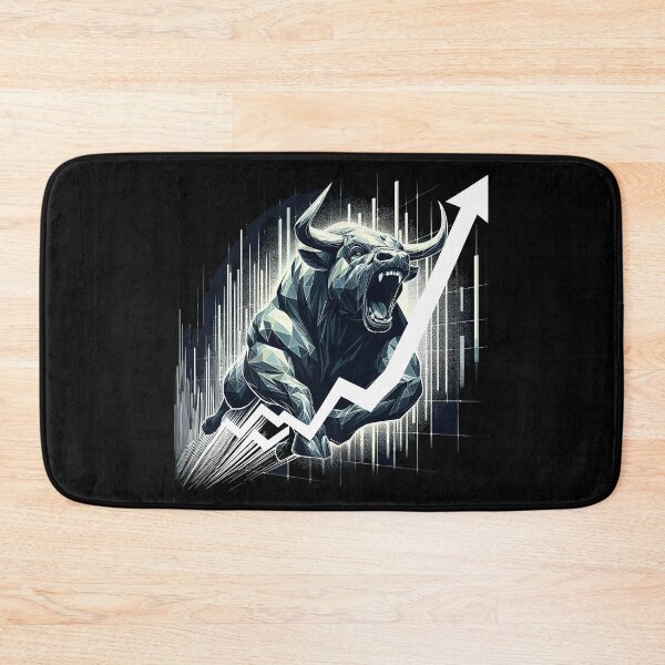 Item preview, Taurus Bull Stocks Geometry Wall Street Gift designed and sold by Pineapple-Tree.