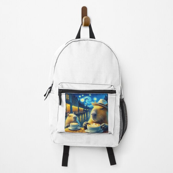 Item preview, Capybara ft. Van Gogh-Cafe Terrace at Night2 designed and sold by Capybara Art Lover.