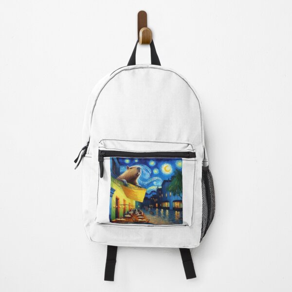 Item preview, Capybara ft. Van Gogh-Cafe Terrace at Night3 designed and sold by Capybara Art Lover.