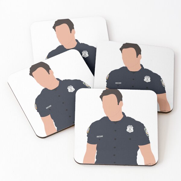Item preview, Eddie Diaz firefighter paramedic drawing designed and sold by AnnesCreatives.