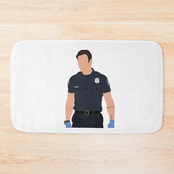 Item preview, Eddie Diaz firefighter paramedic drawing designed and sold by AnnesCreatives.