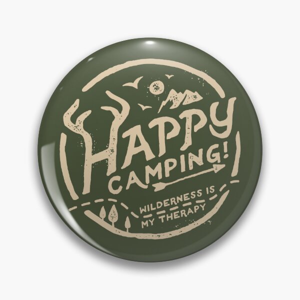 Item preview, Happy Camper Camping Hiking Summer Wilderness for Women Men designed and sold by Geek Updated.