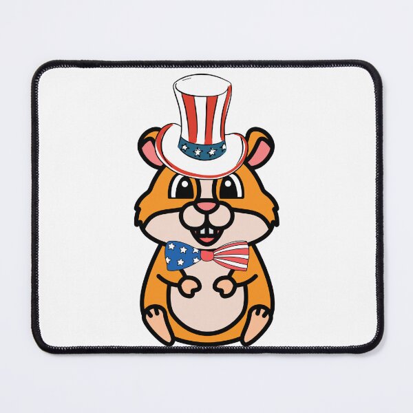Item preview, Cute hamster is wearing an Uncle Sam hat designed and sold by Pet Station.