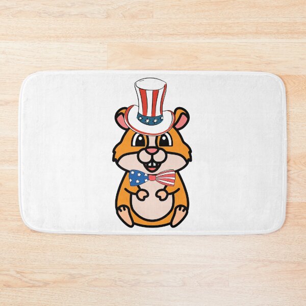Item preview, Cute hamster is wearing an Uncle Sam hat designed and sold by Pet Station.
