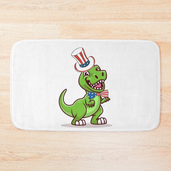 Item preview, Cute dinosaur is wearing an Uncle Sam hat designed and sold by Pet Station.
