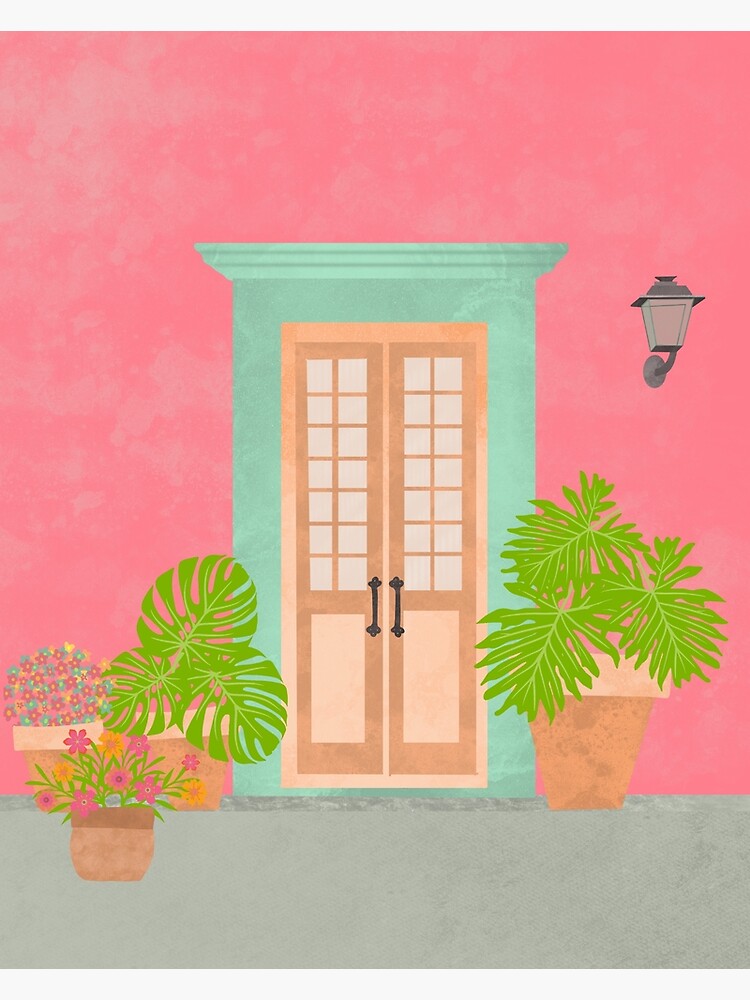 Thumbnail 3 of 3, Poster, Traditional Door in Athens, Greece designed and sold by RealEstateFiend.