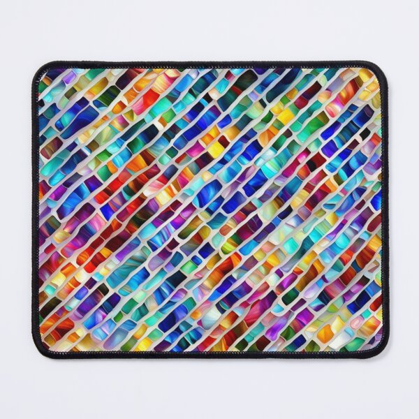 Item preview, Abstract Colorful Diagonal Mosaic Pattern designed and sold by calibrit.