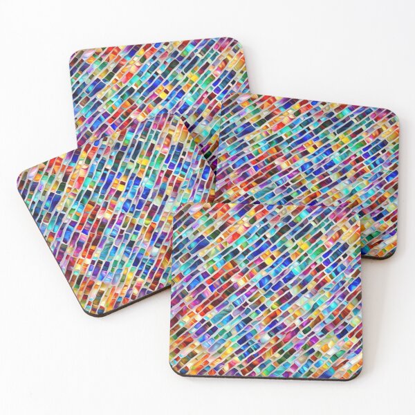 Item preview, Abstract Colorful Diagonal Mosaic Pattern designed and sold by calibrit.