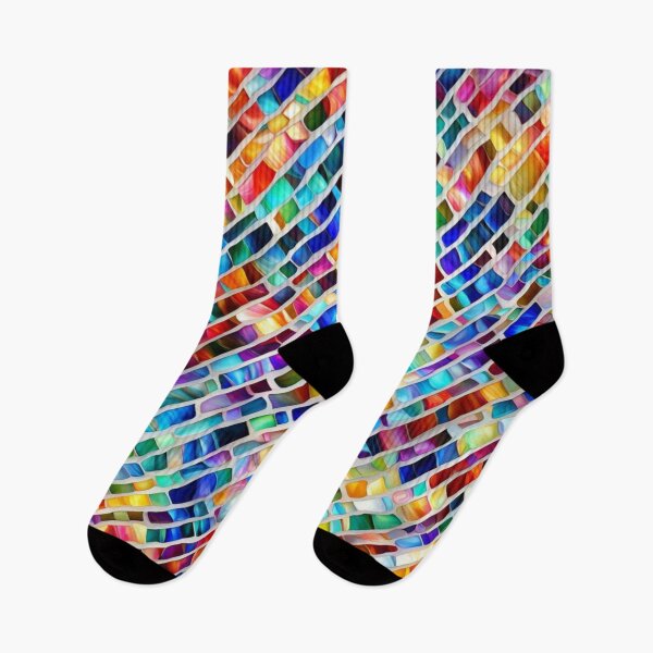 Item preview, Abstract Colorful Diagonal Mosaic Pattern designed and sold by calibrit.