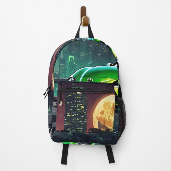 Item preview, Modern Toyota Supra Neon Green Illustration Design designed and sold by Salimgor Hangaround Music.