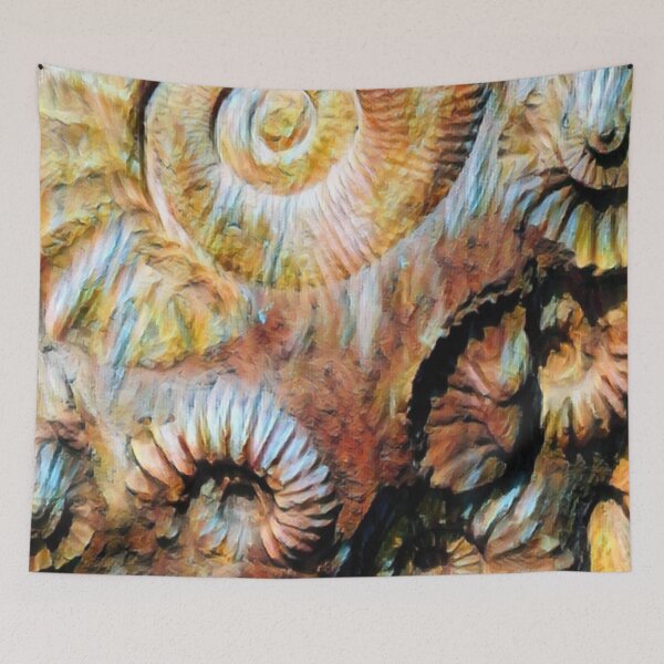 Item preview, Ammonite shells designed and sold by lindosilks.