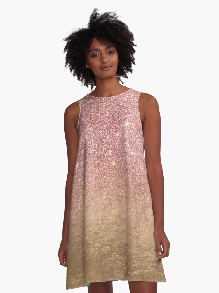 Glitter on sale ombre dress