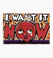 Tantrum Photographic Print