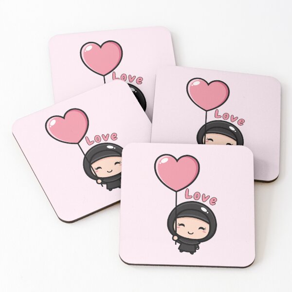 Item preview, Cute Islamic Girl LOVE designed and sold by Ashi17.