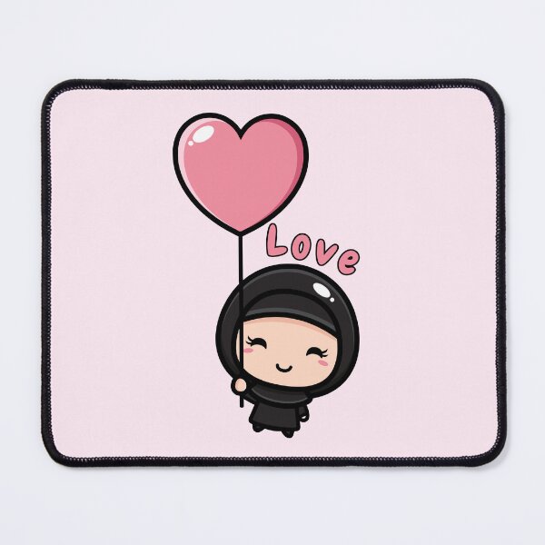 Item preview, Cute Islamic Girl LOVE designed and sold by Ashi17.