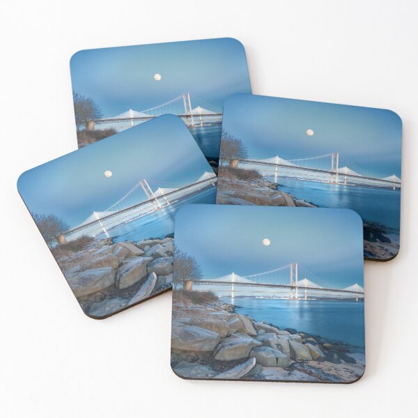 Item preview, Forth Bridges By Moonlight designed and sold by Alisonchambers2.