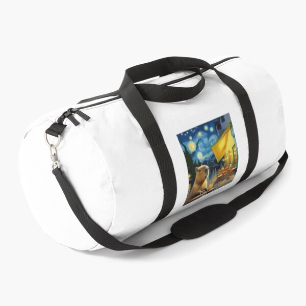Item preview, Capybara ft. Van Gogh-Cafe Terrace at Night8 designed and sold by Capybara Art Lover.