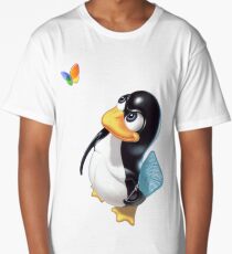 Penguin Linux Long T-Shirt