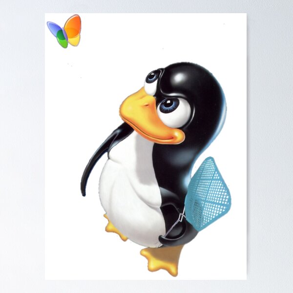 Item preview, Penguin Linux designed and sold by RachelLoveCraft.