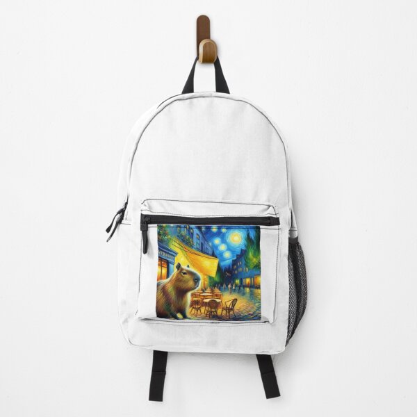 Item preview, Capybara ft. Van Gogh-Cafe Terrace at Night9 designed and sold by Capybara Art Lover.