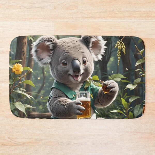 Item preview, Cute Koala Drinking a Beer in Australia designed and sold by Giftables.