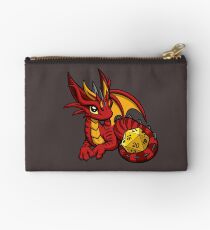 Red and Gold Dice Dragon Studio Pouch