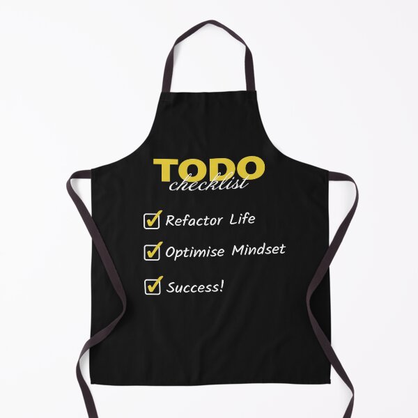 Item preview, TODO checklist: Refactor Life, Optimize Mindset, Success! designed and sold by Code  Monkeys.