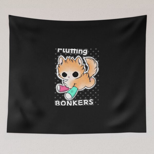 Item preview, Fluffing Bonkers Sticker designed and sold by BlakConsidine.