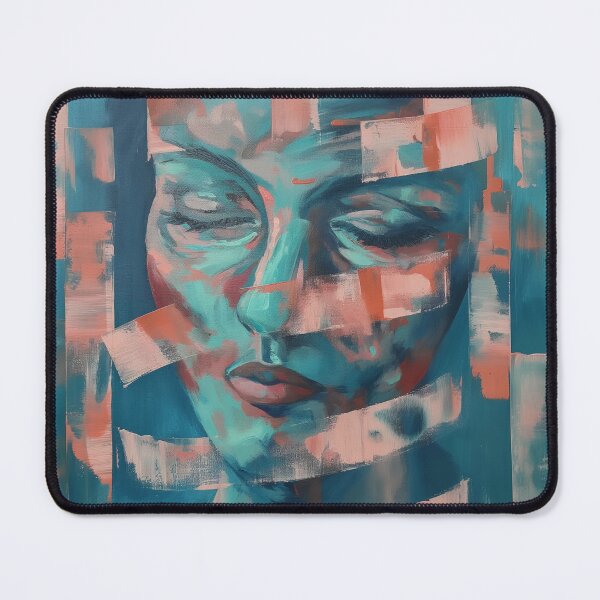 Item preview, Striped Soul Abstract Visage designed and sold by palmyst.