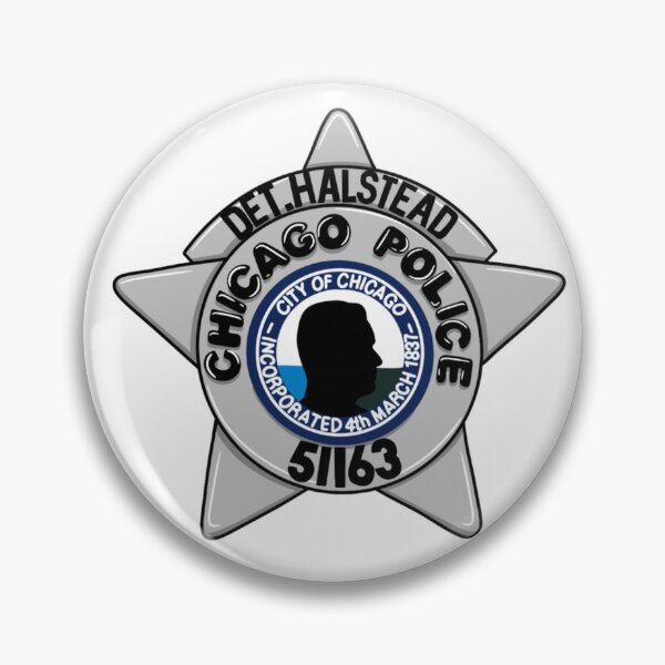 Item preview, Detective Halstead badge Chicago P.D. designed and sold by AnnesCreatives.