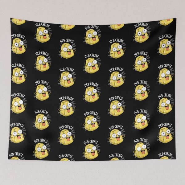 Item preview, Itch-cheese Funny Cheese Pun (Dark BG) designed and sold by punnybone.