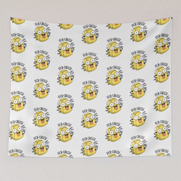 Item preview, Itch-cheese Funny Cheese Pun  designed and sold by punnybone.