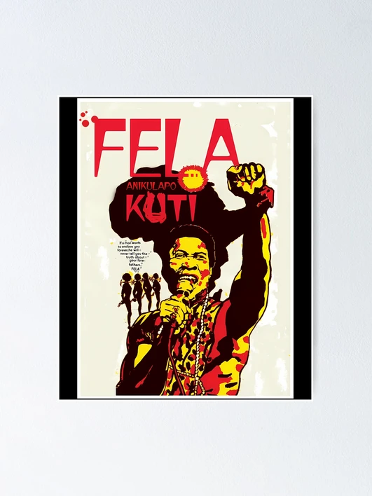 Fela Kuti FELA'S CHILDREN girl's ポストカード Fela Kuti FELA'S