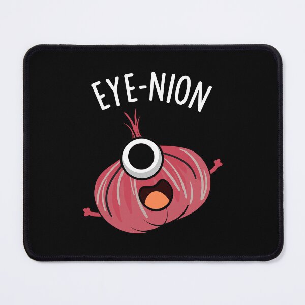 Item preview, Eye-nion Funny Onion Pun (Dark BG) designed and sold by punnybone.