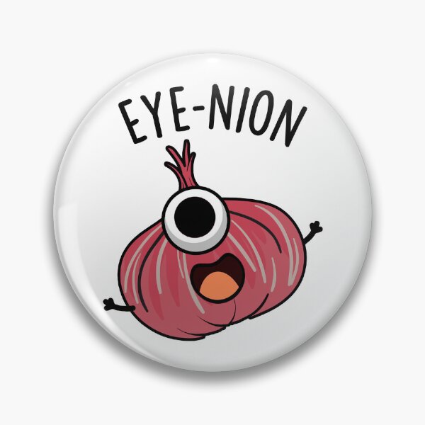 Item preview, Eye-nion Funny Onion Pun  designed and sold by punnybone.