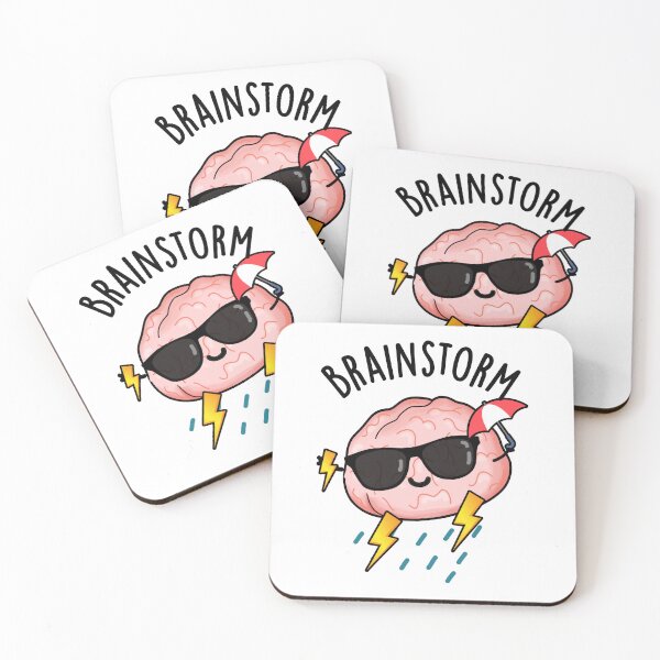 Item preview, Brainstorm Funny Brain Pun  designed and sold by punnybone.
