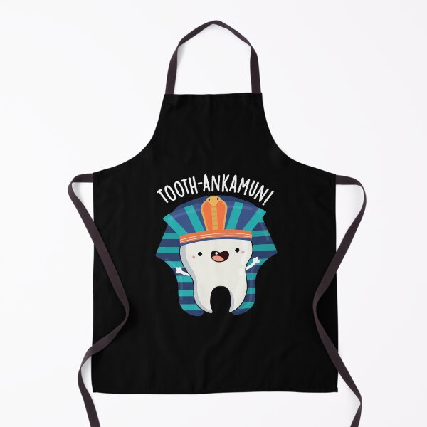 Item preview, Tooth-ankamun Funny Tooth Pun (Dark BG) designed and sold by punnybone.