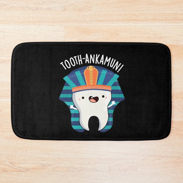 Item preview, Tooth-ankamun Funny Tooth Pun (Dark BG) designed and sold by punnybone.