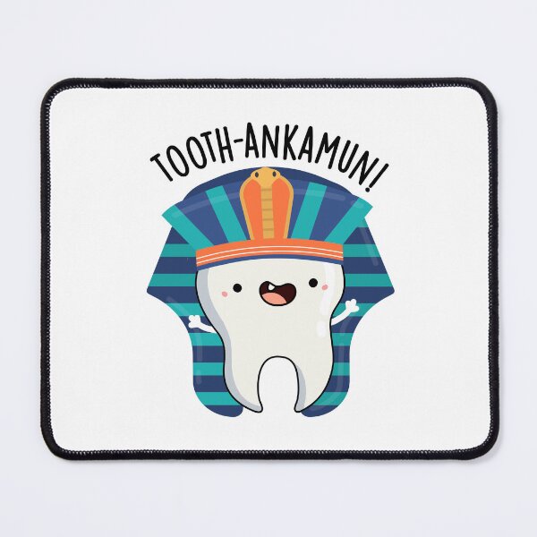 Item preview, Tooth-ankamun Funny Tooth Pun designed and sold by punnybone.