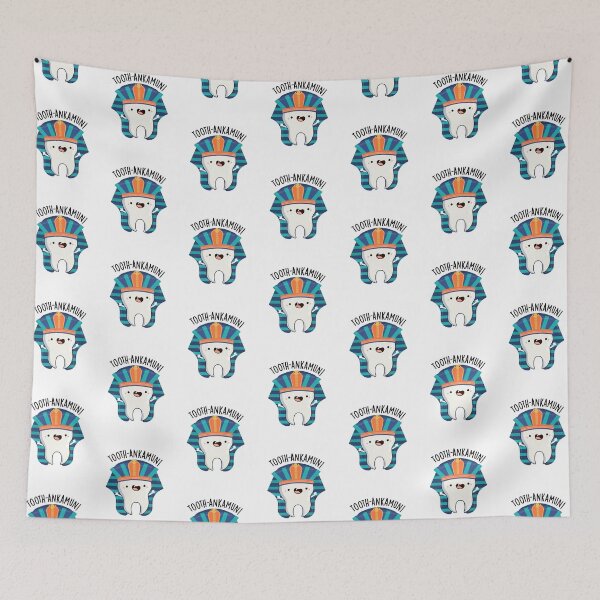 Item preview, Tooth-ankamun Funny Tooth Pun  designed and sold by punnybone.