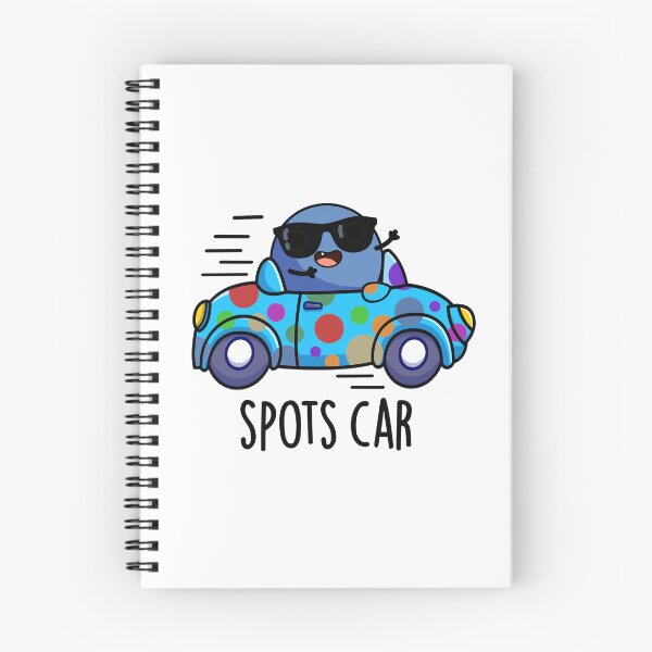 Item preview, Spots Car Funny Sports Car Pun  designed and sold by punnybone.