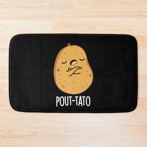 Item preview, Pout-tato Funny Potato Pun (Dark BG) designed and sold by punnybone.
