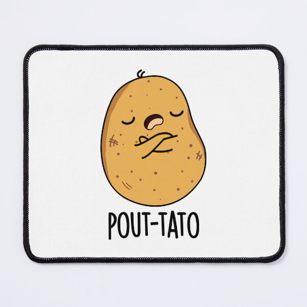 Item preview, Pout-tato Funny Potato Pun designed and sold by punnybone.