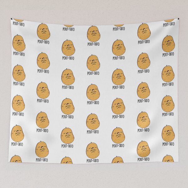Item preview, Pout-tato Funny Potato Pun  designed and sold by punnybone.
