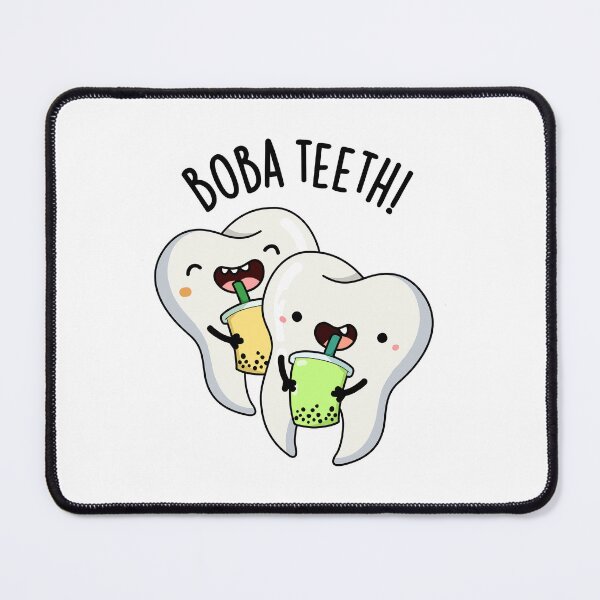 Item preview, Boba Teeth Funny Boba Tea Pun designed and sold by punnybone.