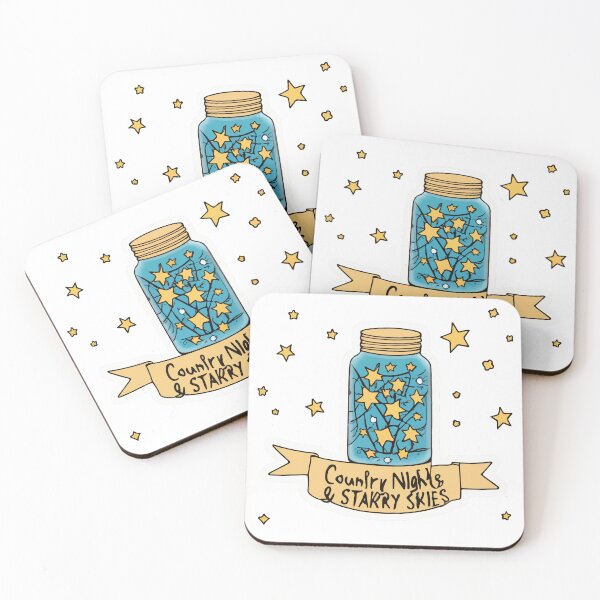 Item preview, Country Nights & Starry Skies Mason Jar Fireflies designed and sold by NiftyWrx.