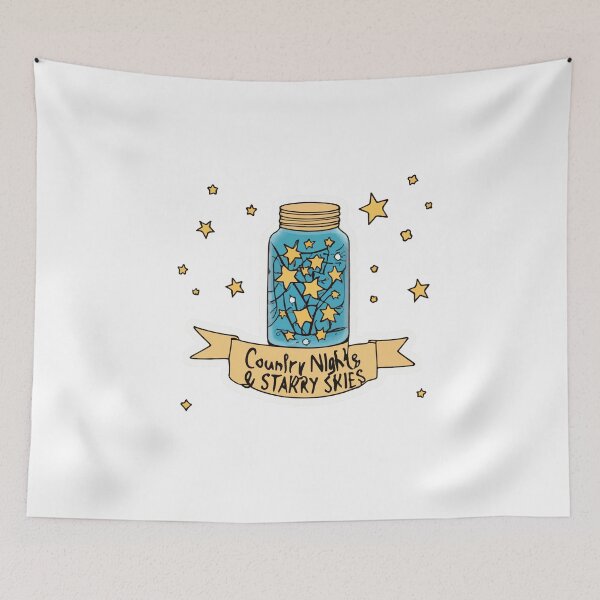 Item preview, Country Nights & Starry Skies Mason Jar Fireflies designed and sold by NiftyWrx.